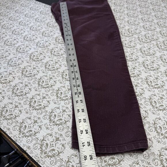 Democracy Ab Solution Purple Denim Skinny Jeans Women's Size 6 - Picture 4 of 7